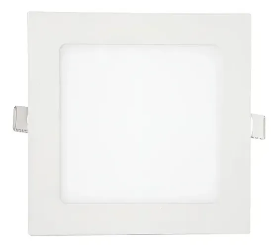 Painel Led Embutir Quadrado Branco 12w 6000k Kian