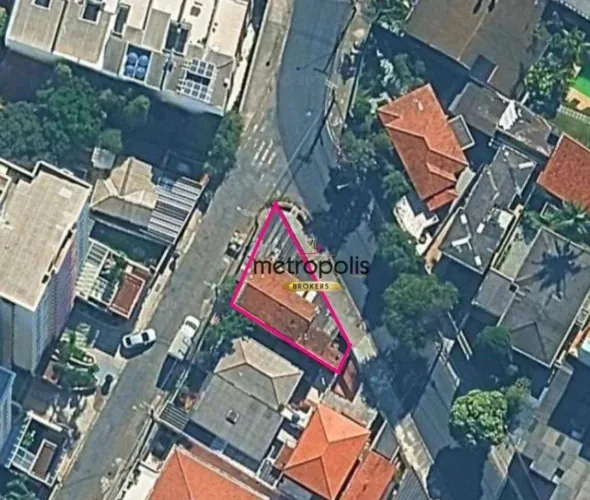 Terreno à venda, 180 m² por R$ 500.000,00 - Vila Bastos - Santo André/SP