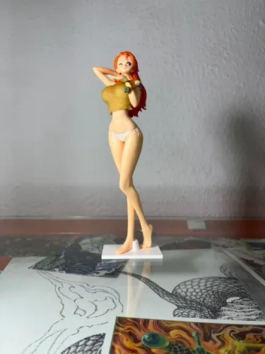 Action figure Nami - One Piece - Color change Bandai original