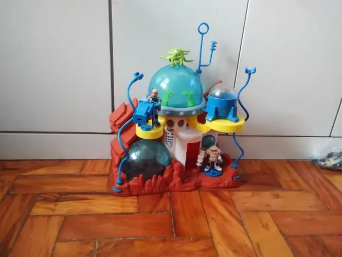 Base Lunar Completa Imaginext Fisher Price Colecionável