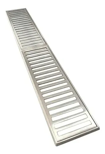 Grelha Aluminio C/ Caixilio ( 20cm x 1,00MT ) 
