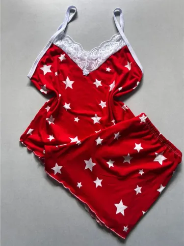 Pijama Feminino Estrelado - Conforto e Estilo!