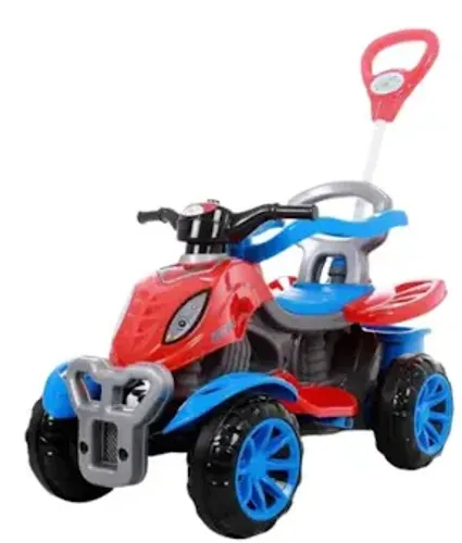 Quadriciclo Infantil Até 30Kg Spider com Haste direcionável