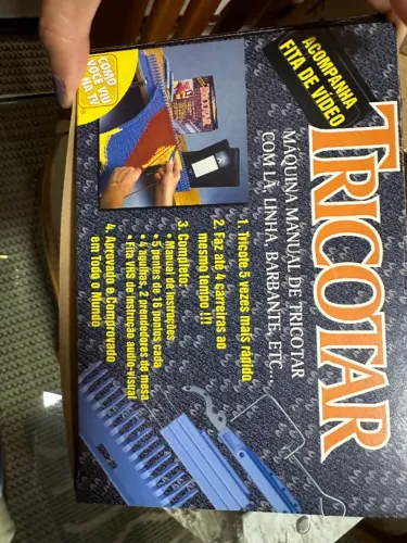 Tricotar - maquina manual de trico ++ 26 revistas Maos de Ouro