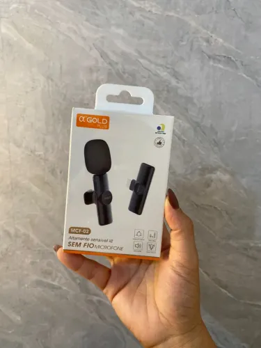 Microfone iPhone e Tipo C sem fio - Entrega a domicílio 