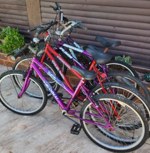 Lote de 3 Bikes - Aro 24 e 26