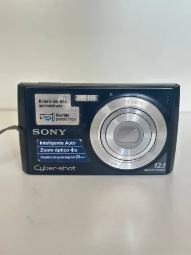 Câmera Digital Sony W510 12.1 MP Preto + Acessórios