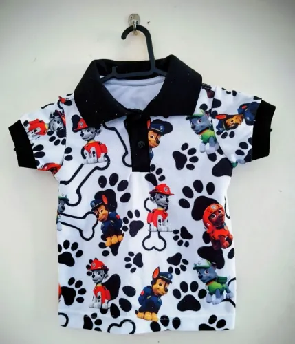 Camisa infantil patrulha canina