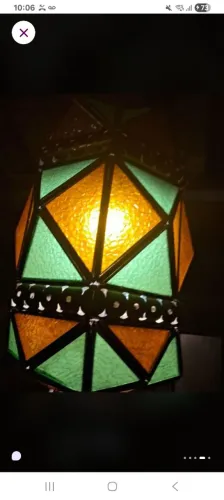 Antigo Lustre Marroquino ler descrição 