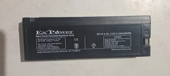 Bateria 12v 2.3ah Expower Ep12-2.3c Para Monitor Mindray E Bionet