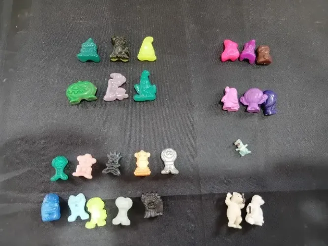 mini lote Gogo's Crazy Bones Fantasmas / Gogotoys / Megatrip / coca-cola / Pokemon 