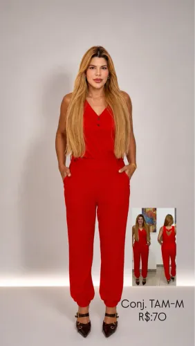 Conjunto roupa - vermelho