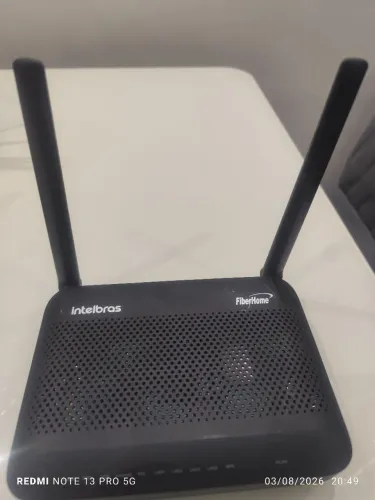 Modem Óptico Ont Intelbras Hg6145f3 Fiberhome Cor Preto