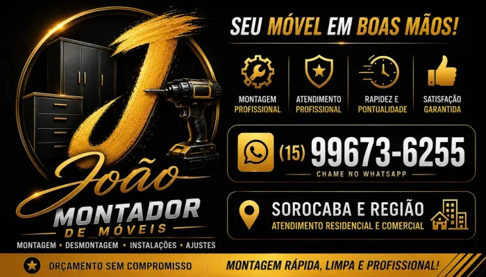 Montador de móveis sorocaba e região 