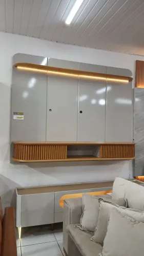 Painel hoje 100% MDF+ LED o/ TV de até 75"