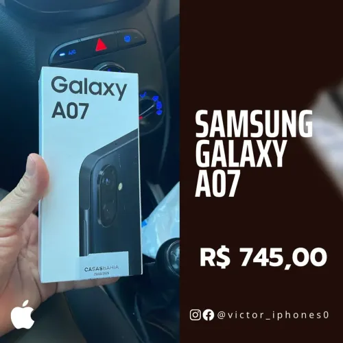 SAMSUNG GALAXY A07 LACRADO C/ NOTA FISCAL