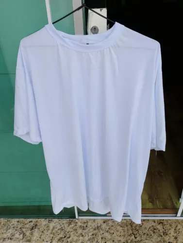 Camisas de Malha Básicas Brancas XXG