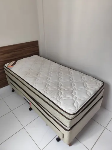 Cama box com auxiliar solteiro castor 
