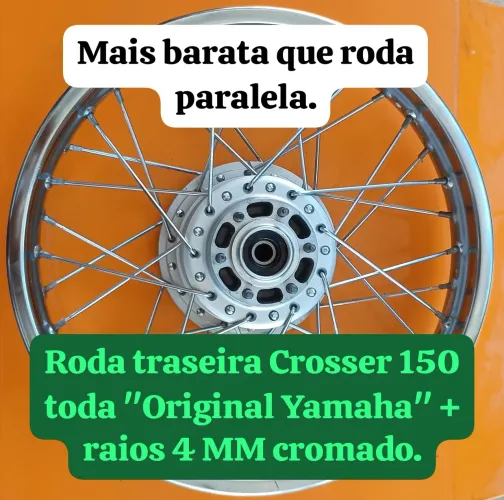 Roda traseira Crosser 150 original Yamaha igual uma nova.