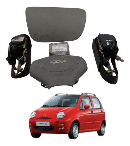 Kit Airbag Modulo Cinto Bolsa Chery Qq 1.1 2012 2013 2014