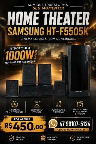 Home Theater 3D Samsung 1000W
