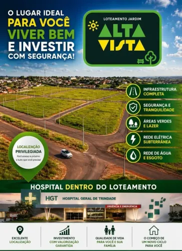 Loteamento Jardim Alta vista ( Trindade Goiás)
