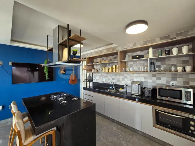 Cobertura à venda porteira fechada no Bairro Manoel Valinhas, espaço gourmet e 0