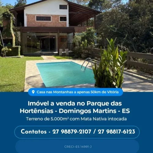 Sítio / Chácara para Venda em Domingos Martins, soido, 3 dormitórios, 1 suíte, 4 banheiros