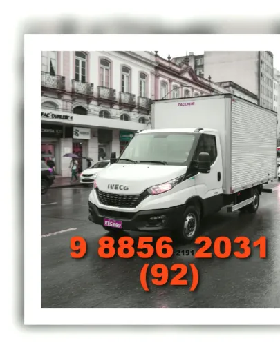 Frete bau no Tarumã, Alvorada, Cidade Nova, Adrianópolis, Ponta Negra e Santo Agostinho