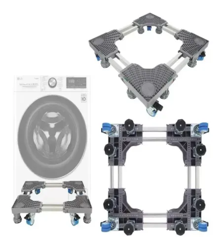 Base/Suporte Reforçado para Eletrodomésticos como Máquina de Lavar Roupas, Fogão, ...