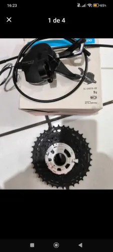 Trocador e cassete Shimano cues 9v