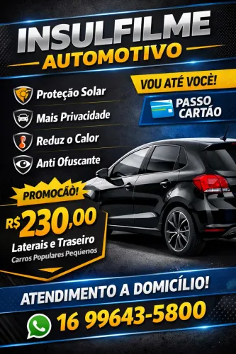 Instalação de insulfilm automotivo