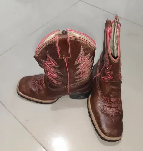 Bota couro show Horse texana (tam29 cslça até 33)