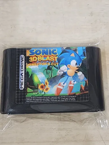 Carrucho paralelo de mega drive Sonic 3d Blast Directors cut