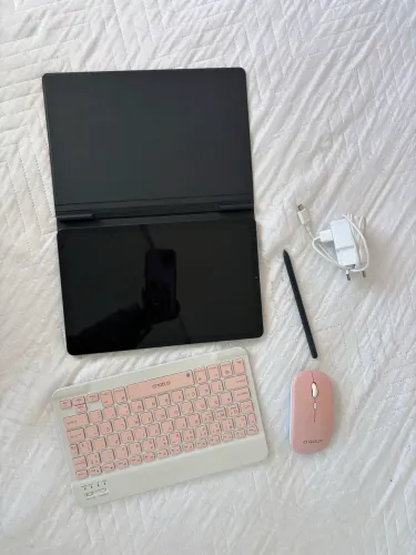 Tablet Samsung S6 Lite completo para estudos/trabalho