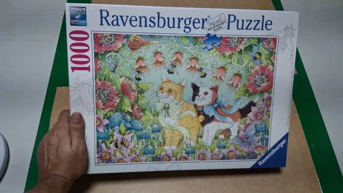 Quebra-cabeça Lindos Gatinhos - Ravnesburguer - 1000 peças - Novo