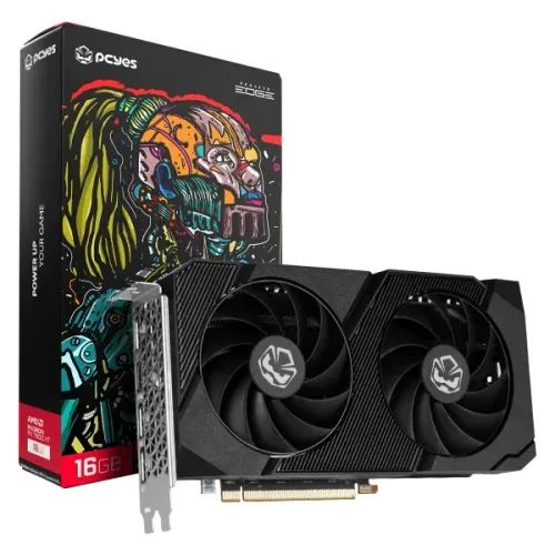 AMD, RX 7600 XT, 16GB, GDDR6, PCYES, EDGE - LOJA CONCEITUADA