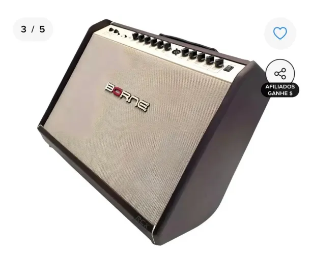 Caixa Borner 120w para violão