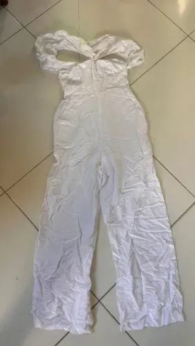 Macacão branco/marca ster