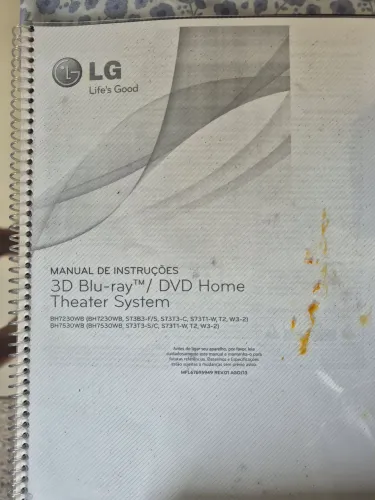 Caixa de som home LG.