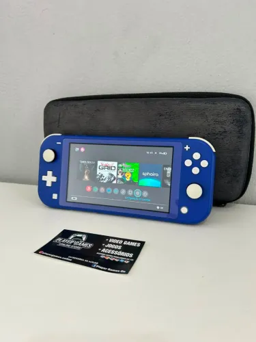 Nintendo Switch Lite 32GB + 256GB  !! DESBLOQUEADO! (Aceito Cartão)