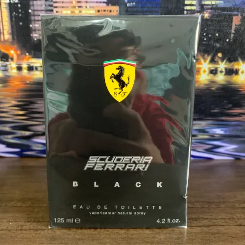 Ferrari Black Eau de Toilette 125ml - Novo, original e lacrado