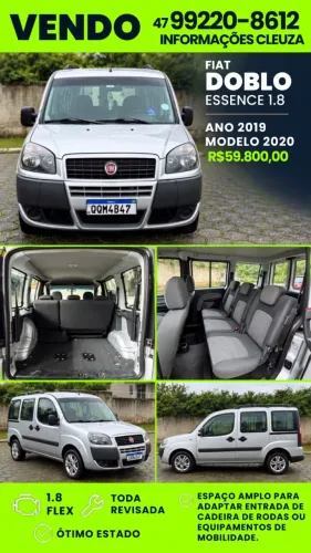 Fiat Doblo Essence 1.8 Flex 16V 5P 2020