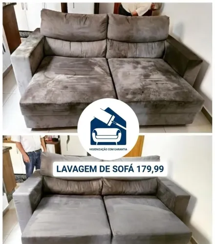 Limpeza de sofá com garantia todo rj
