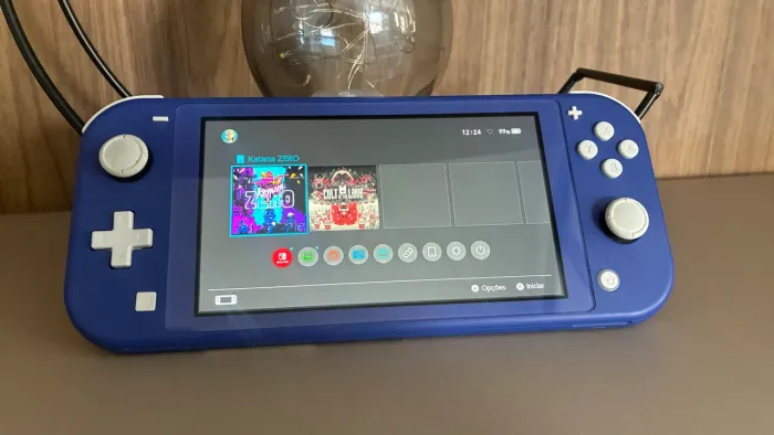 Nintendo Switch Lite Azul 32GB + Carregador Original
