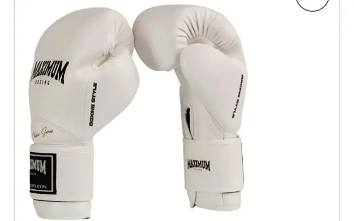 Luva de boxe BRANCA Maximum (NOVA)
