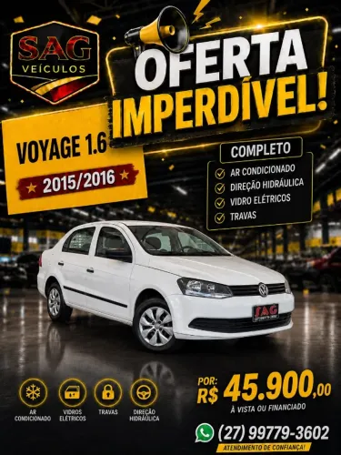 Volkswagen Voyage Trendline 1.6 T.flex 8V 4P 2016