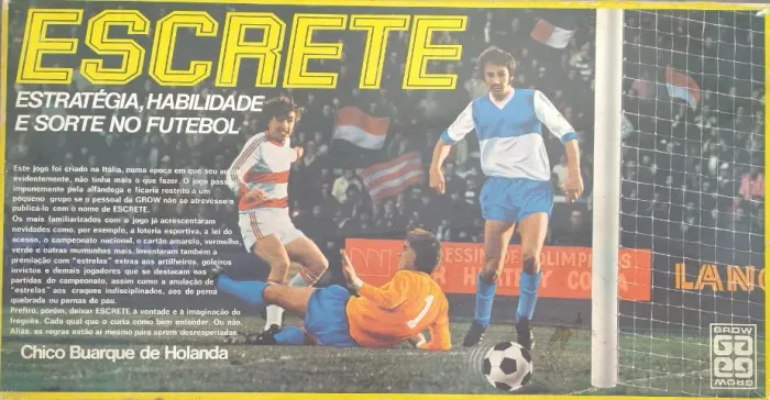 Escrete Grow 1982 - RARÍSSIMO! Tiragem Única! Completo em Ótimo Estado! Chico Buarque