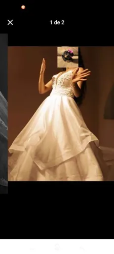 Vendo vestido de noiva, usado apenas 1 vez *