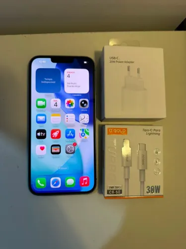 iPhone 14 plus cor azul ? impecável 